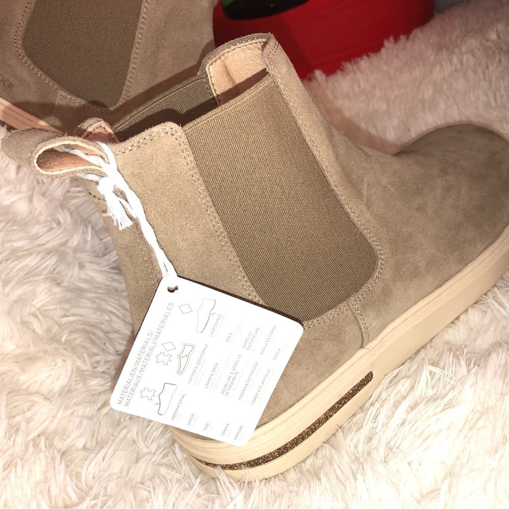 Birkenstock Beige Slip-On Footwear NWT size 37 6-6.5 - Picture 11 of 15
